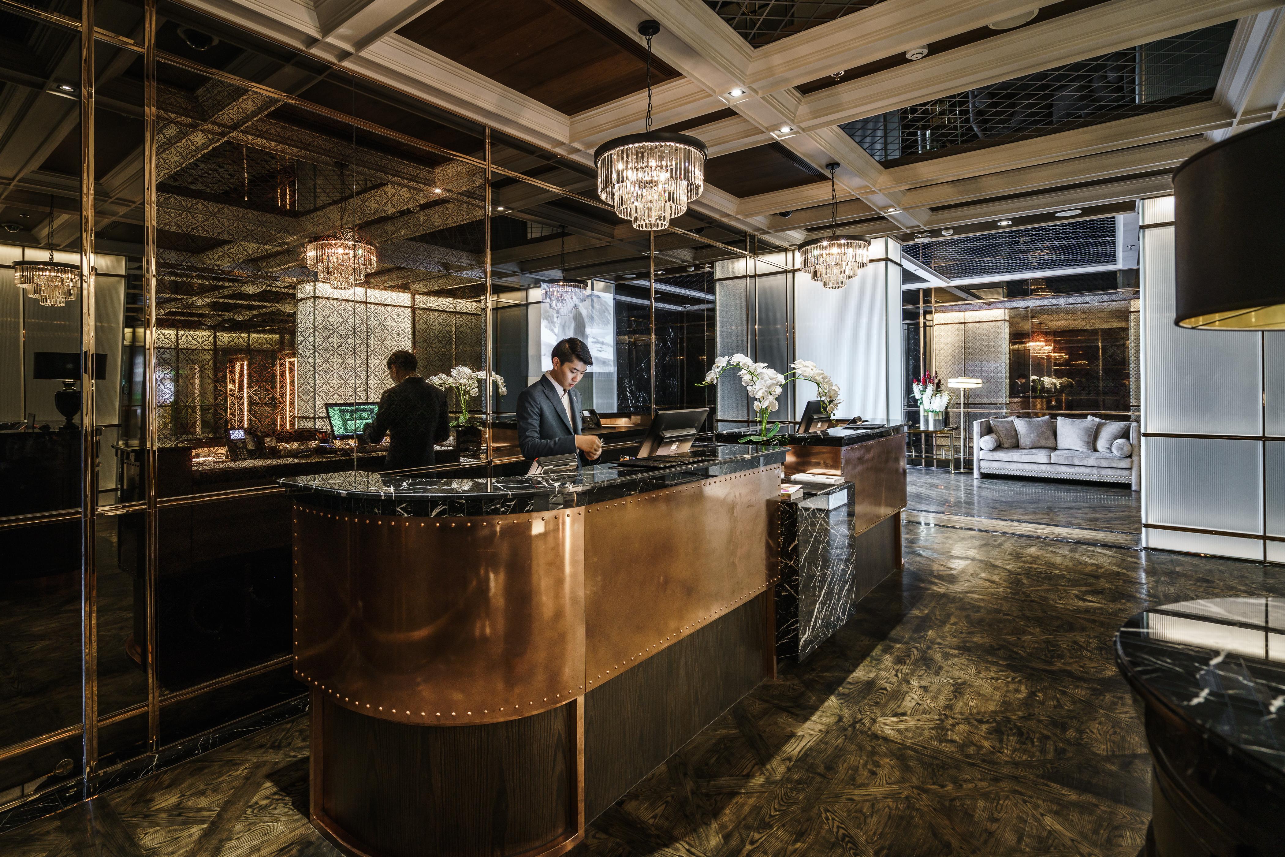 Muu Bangkok, Small Luxury Hotels Of The World Exterior foto The lobby of the hotel